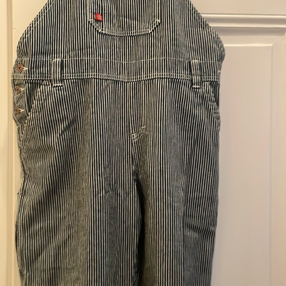 Striped Dickies Denim Overalls - Picture 4 of 8